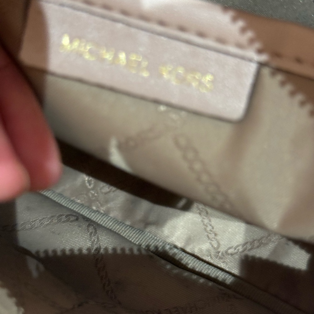 Michael Kors Pink Crossbody Bag with Red Strawberry Print - Picture 11 of 14